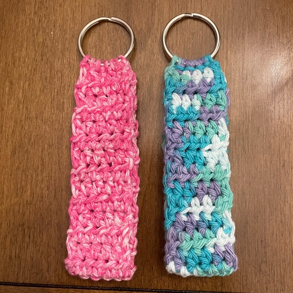 Made To Order Crocheted Wristlet Keychains - Picture 5 of 6